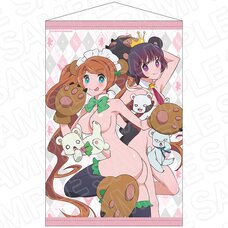 Yurikuma Arashi B1 Tapestry Ginko & Lulu B