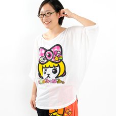 Mameshi-Pamyu-Pamyu Face Print Dolman T-Shirt