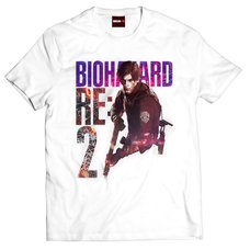 Resident Evil 2 Leon S. Kennedy White T-Shirt