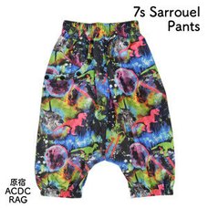 ACDC RAG Space Cat & Dinosaur 3/4 Sarouel Pants