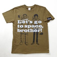 Space Brothers Exhibit Limited Edition T-Shirt (Cardboard Brown)