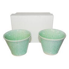 Mino Ware Green Cup Set
