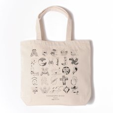 Typography of Eva Index Tote Bag