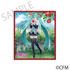 Hatsune Miku x Hirosaki Apple Acrylic Shikishi Art by Asagao Minoru