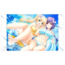 Summer Pockets Reflection Blue Rubber Mat Tsumugi Wenders & Shizuku Mizuori: Swimsuit Ver. (Re-run)