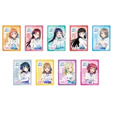 Love Live! Sunshine!! Uranohoshi Girls' High School Store Aqours 9th Anniversary Trading Card (1 Pack)