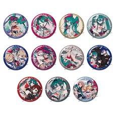 Racing Miku 2025 Ver. Trading Can Badge Complete Box Set