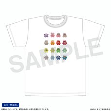 IDOLiSH7 Komadori Mofmof Parade T-shirt White