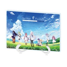 Summer Pockets Reflection Blue A5 Size Acrylic Art Board 02 Group Design