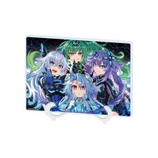 Hyperdimension Neptunia A5 Size Acrylic Art Board Anniversary Illustration B