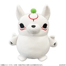 Okami 20th Anniversary Mochi Cute Plush Amaterasu (Medium Size)
