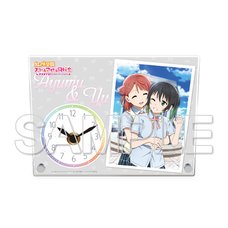 Love Live! Nijigasaki High School Idol Club Yu Takasaki & Ayumu Uehara Acrylic Clock
