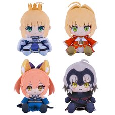 Fate/Grand Order Chocopuni Plushie Saber/Altria Pendragon / Saber/Nero Claudius / Caster/Tamamo no Mae / Avenger/Jeanne d'Arc (Alter)
