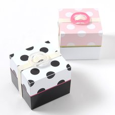 BB Cubic 2-Tier Polka Dot Bento Box