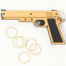 Blowback-Style Rubber Band Gun (R-1)