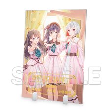 Love Live! Hasu no Sora Jogakuin School Idol Club Foil-stamped 102nd Class Memorial Acrylic Plate