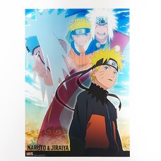 Naruto Clear Poster: Naruto & Jiraiya