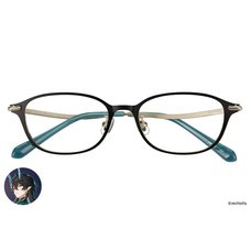 Honkai: Star Rail Collaboration Dan Heng • Imbibitor Lunae Model Glass Frame w/ Original Eyeglass Case & Cleaning Cloth Set