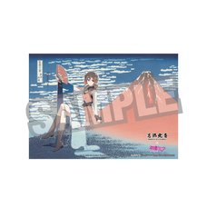 Katsushika Hokusai x Hatsune Miku by Rella Fabric Poster Meiko: Fine Wind, Clear Morning