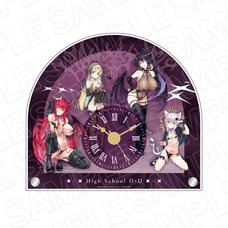 High School DxD Acrylic Clock Succubus & Nun Ver.