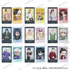 TV Anime Wind Breaker Mini Photo-style Illustrations Collection Together with Plushies Ver. Complete Box Set