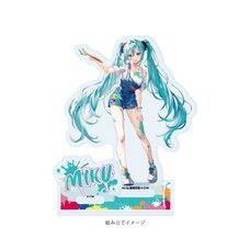 Piapro Characters Acrylic Stand Plate Hatsune Miku: Paint Ver.