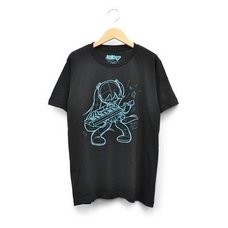 Hatsune Miku First Sound from the Future Keytar Black T-Shirt