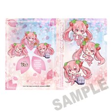 Sakura Miku x Hirosaki Sakura Festival 2026 Clear File Folder Art by mitsumi