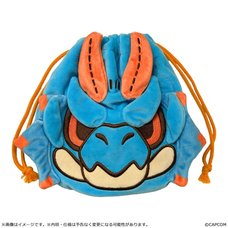 Monster Hunter MonDefo Drawstring Pouch Lagiacrus