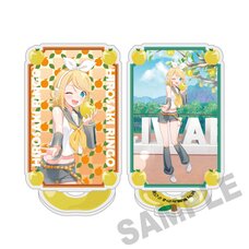 Hatsune Miku × Hirosaki Apple Pirouette Acrylic Stand Kagamine Rin Art by Asagao Minoru