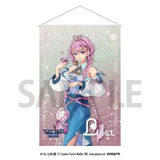 Hatsune Miku Magical Mirai 2025 Collaboration Cafe in E-Diner B2 Tapestry Megurine Luka