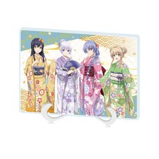 Summer Pockets A5 Size Acrylic Art Board Group Design: Kimono Ver.