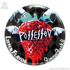 LISTEN FLAVOR x Gimme Geek! Collaboration Vol. 2 Demonic Strawberry Tin Badge