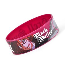 Black Butler Grell Red PVC Wristband