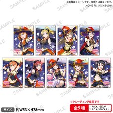 Love Live! School Idol Festival Square Tin Badge Collection μ's Halloween Ver. Complete Box Set