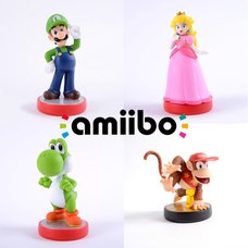 amiibo Diddy Kong, Peach, Luigi & Yoshi Set