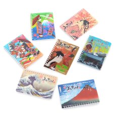 Souvenir Japan 3D Spiral Notebooks