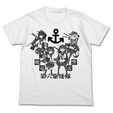 Kantai Collection -KanColle- Sixth Destroyer Fleet White T-Shirt