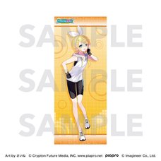 Piapro Characters Fit Boxing feat. Hatsune Miku Art by Saine Face Towel Kagamine Rin