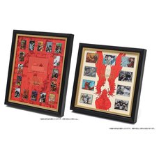 Trigun Maximum Pin Badge Collection with Wood Frame