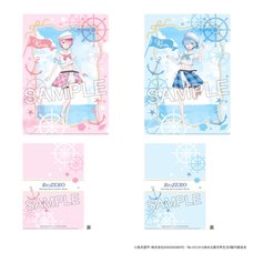 Re:ZERO -Starting Life in Another World- Clear File Set Sailor Ver. Ram & Rem