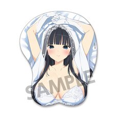 Senran Kagura Oppai Mousepad Ikaruga: Wedding Ver.