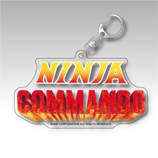 Ninja Commando Title Logo Acrylic Keychain