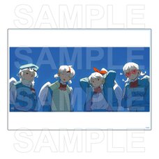 LOVE BULLET Acrylic Panel Koharu & Kanna & Chiyo & Ena