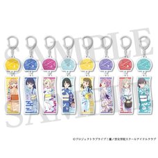 Love Live! Hasu no Sora Jogakuin School Idol Club (Hokkoku Fireworks 2025) Tradable Wind Chimes Style Acrylic Keychain  (1 Pack)