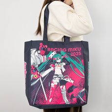 Racing Miku 2025 Gusseted Tote Bag Key Visual 1 Ver.