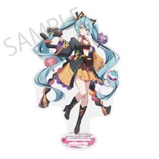 Hatsune Miku x Lucky Cat x Midsummer Kumagaya Die-cut Big Acrylic Stand Hatsune Miku Black Art by Icomochi