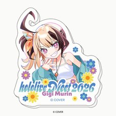hololive Meet 2026 2nd Visual Acrylic Die-Cut Magnet Gigi Murin