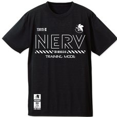 Evangelion NERV Training Quick Drying Black T-Shirt