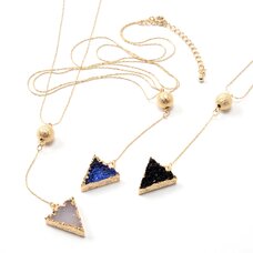 Osewaya Magical Triangle Stone Necklace